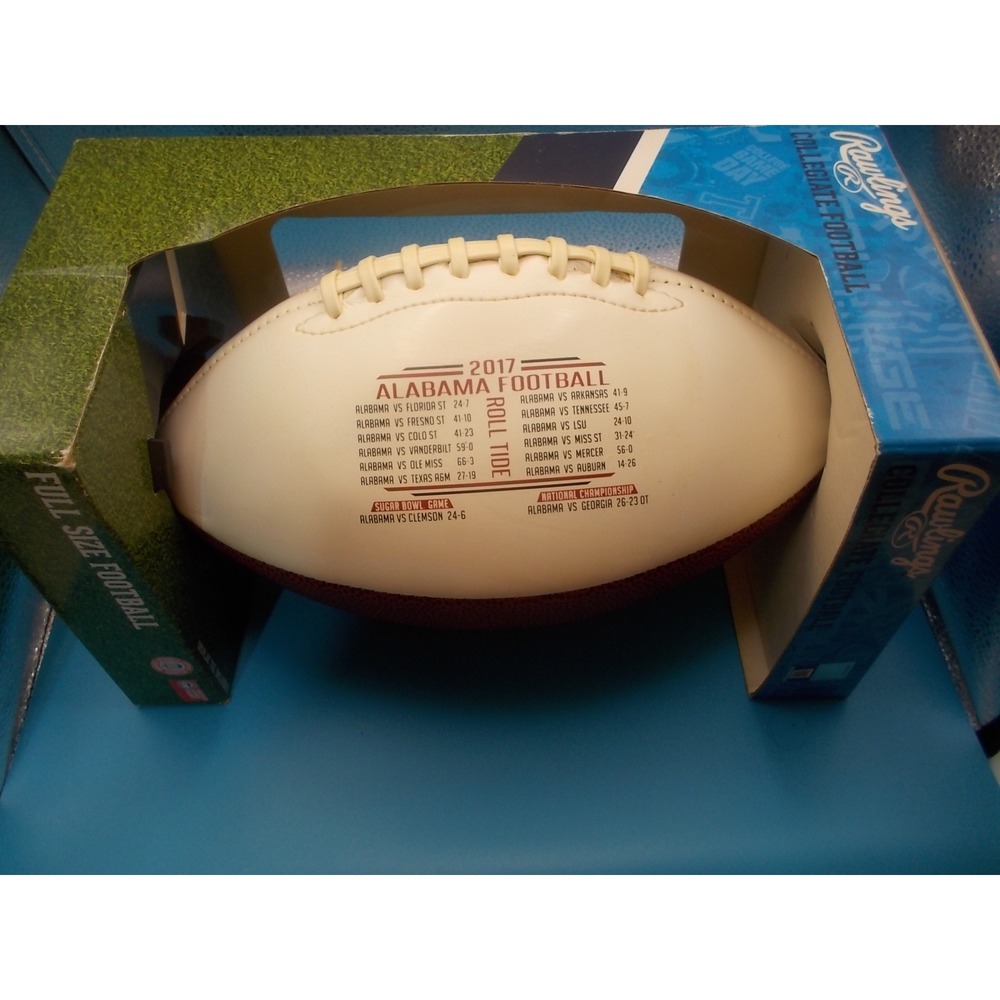Alabama Crimson Tide 2017 National Champions Signed Football Najee Harris Smith
